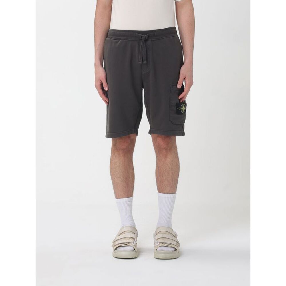 Stone Island Men Cotton Jogging Shorts Stone Island